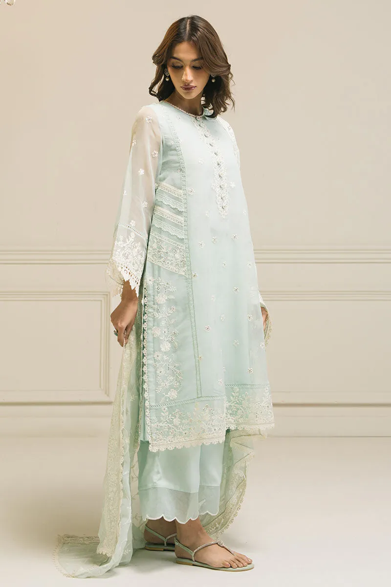 MINT FLO-3 PC (SHIRT, DUPATTA & TROUSER)