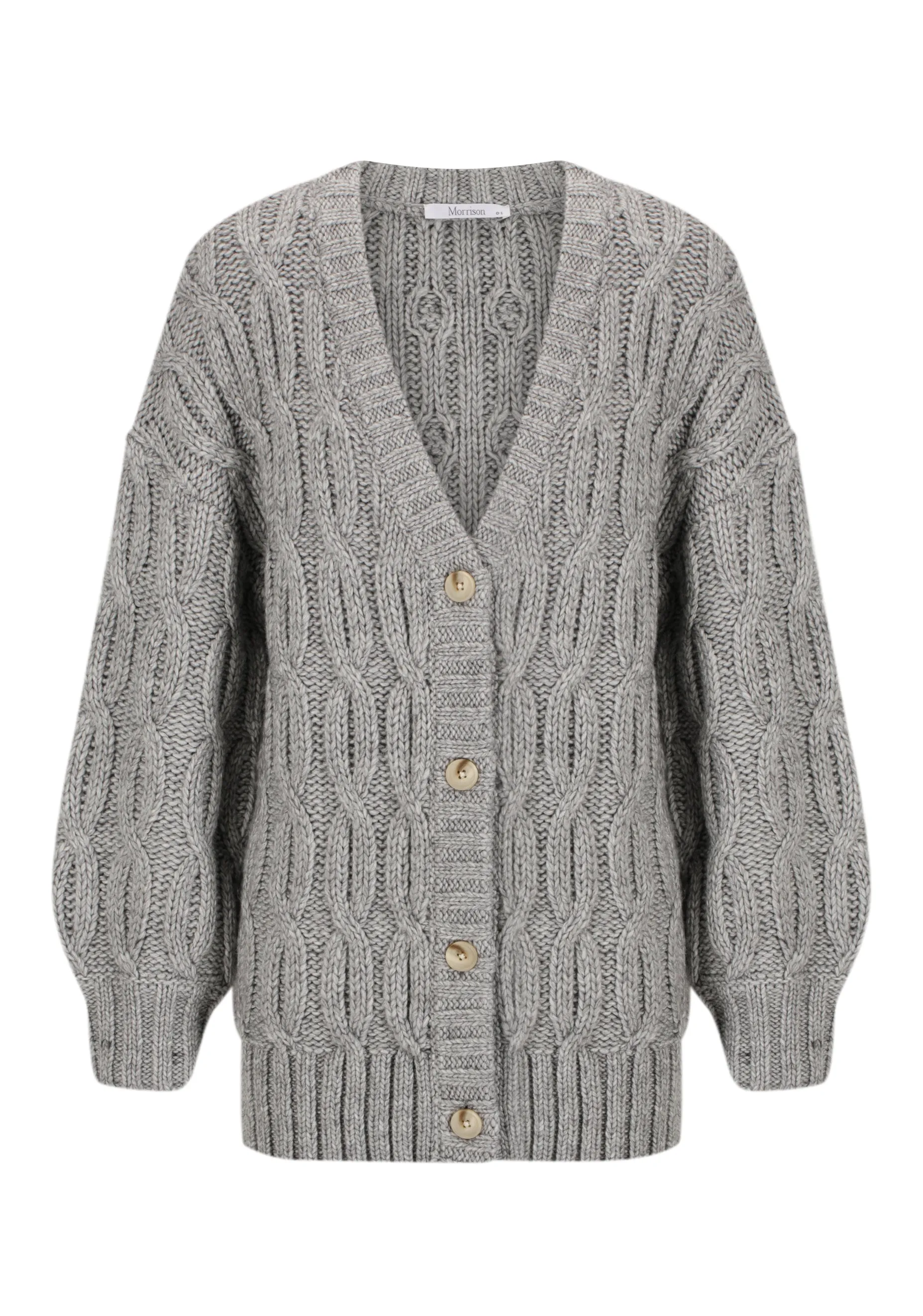 Morrison II EDEN Knit Cardigan - grey