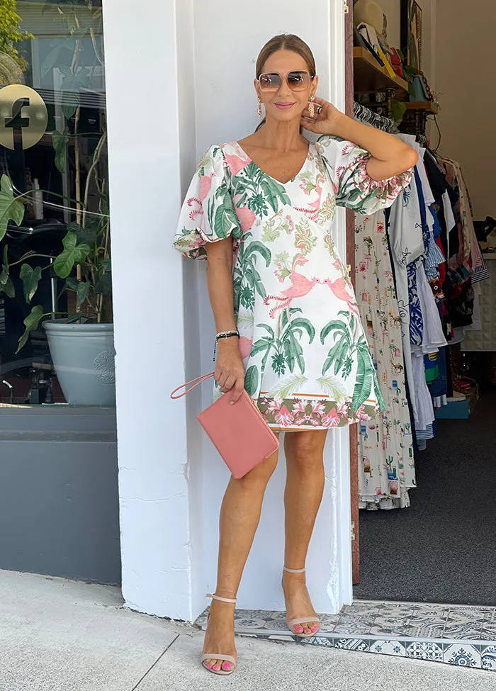 Obsessed Puff Sleeve Dress - Floral
