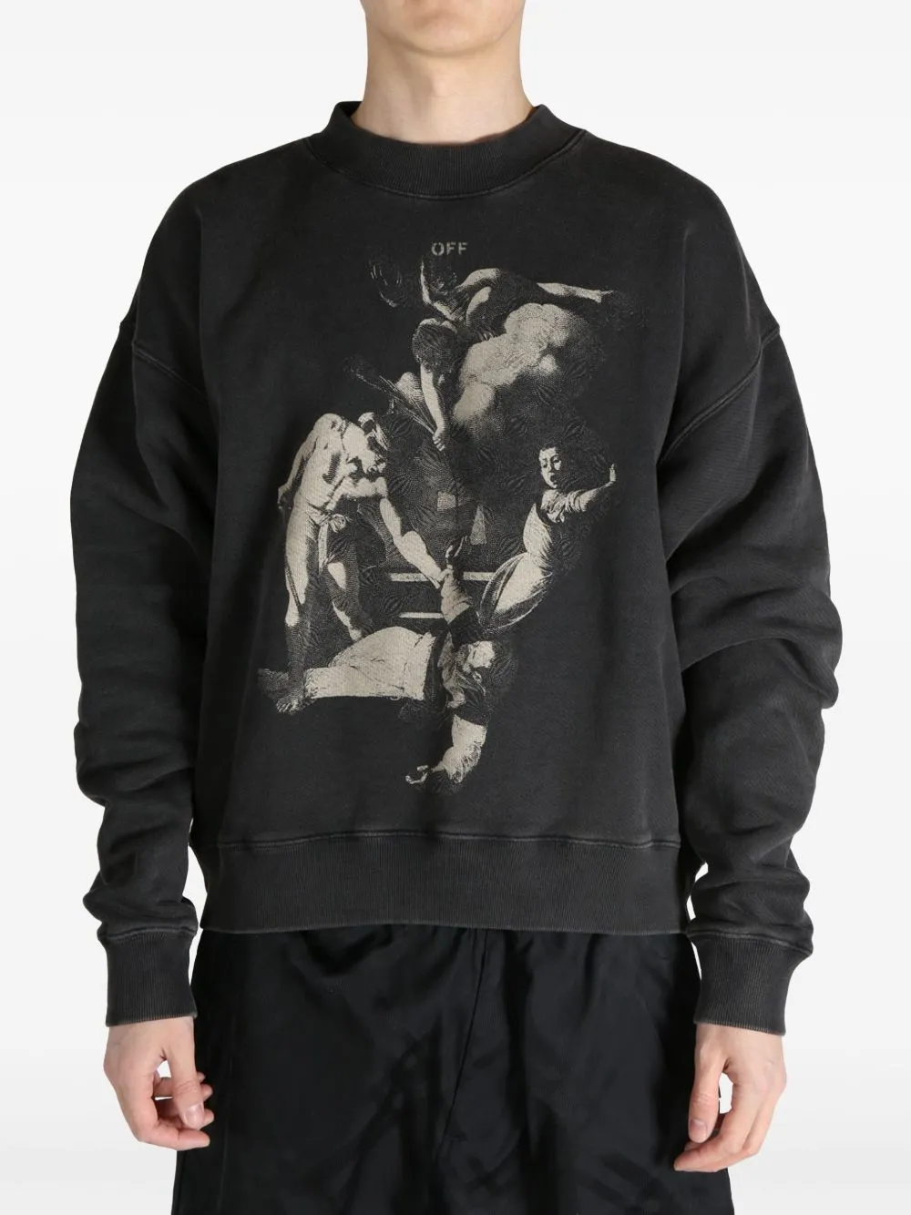 Off White Sweaters Black