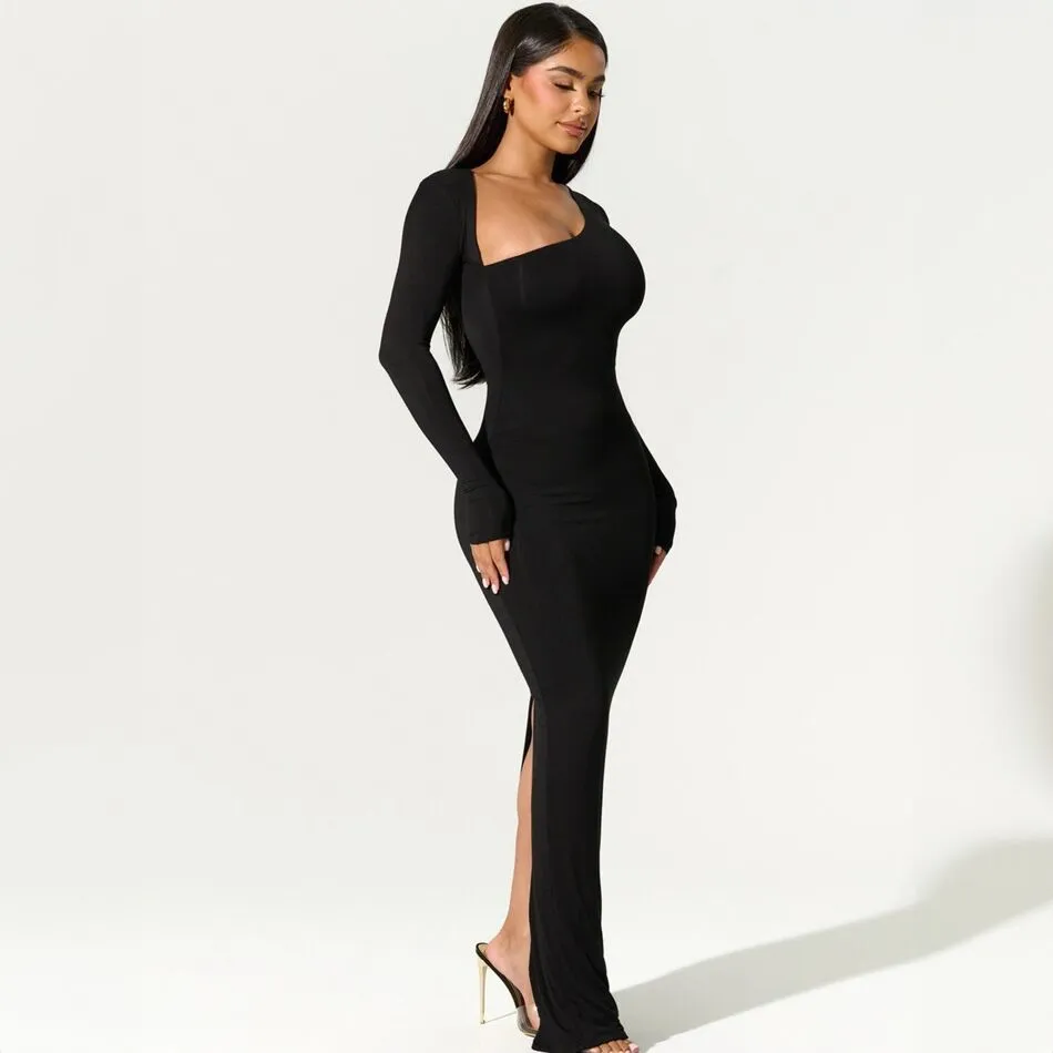 Ona® | Long Sleeve Bodycon Dress