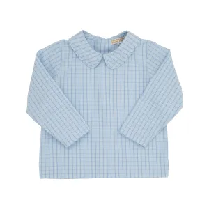 Peter Pan Collar Shirt & Onesie (Long Sleeve Woven) - Get in Line
