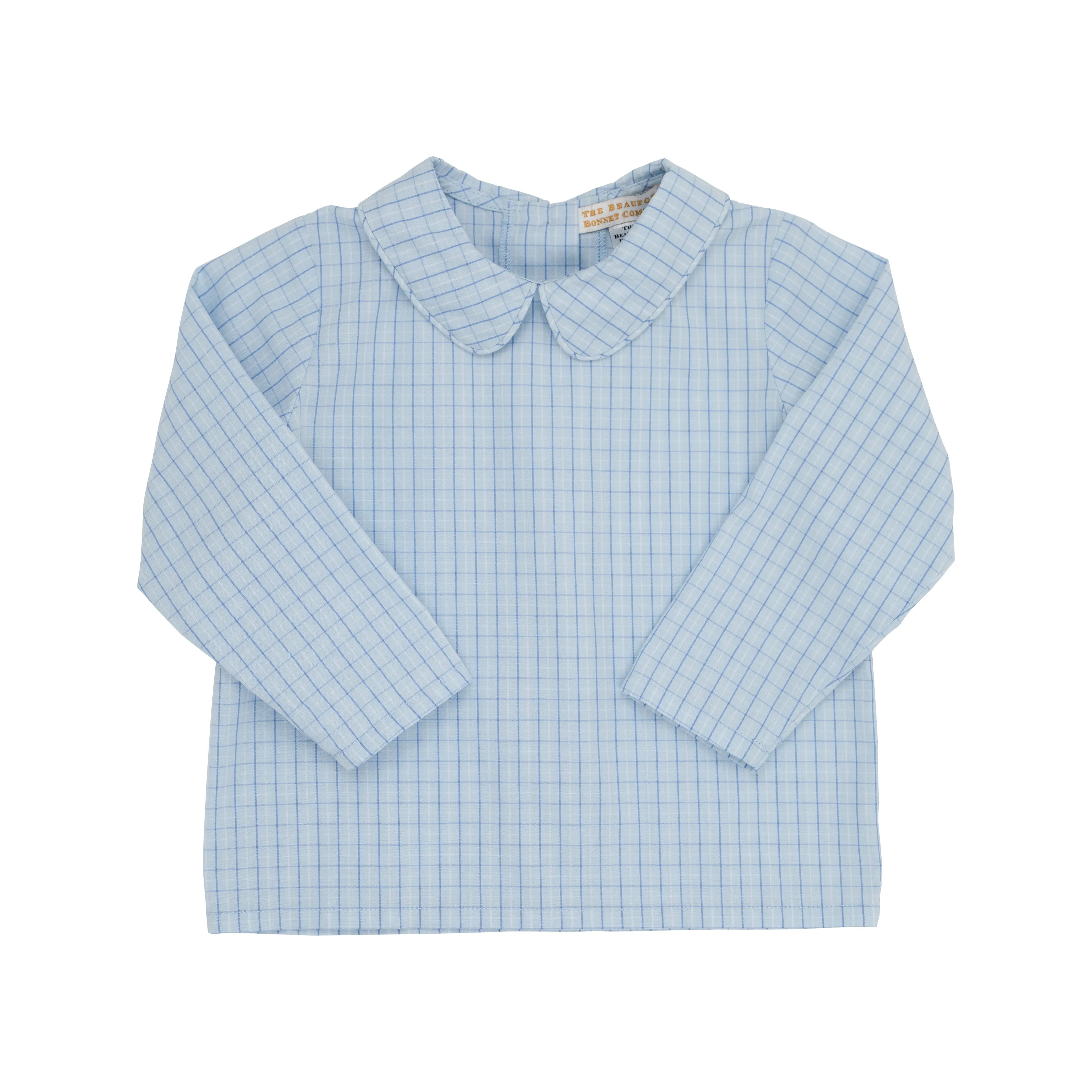 Peter Pan Collar Shirt & Onesie (Long Sleeve Woven) - Get in Line
