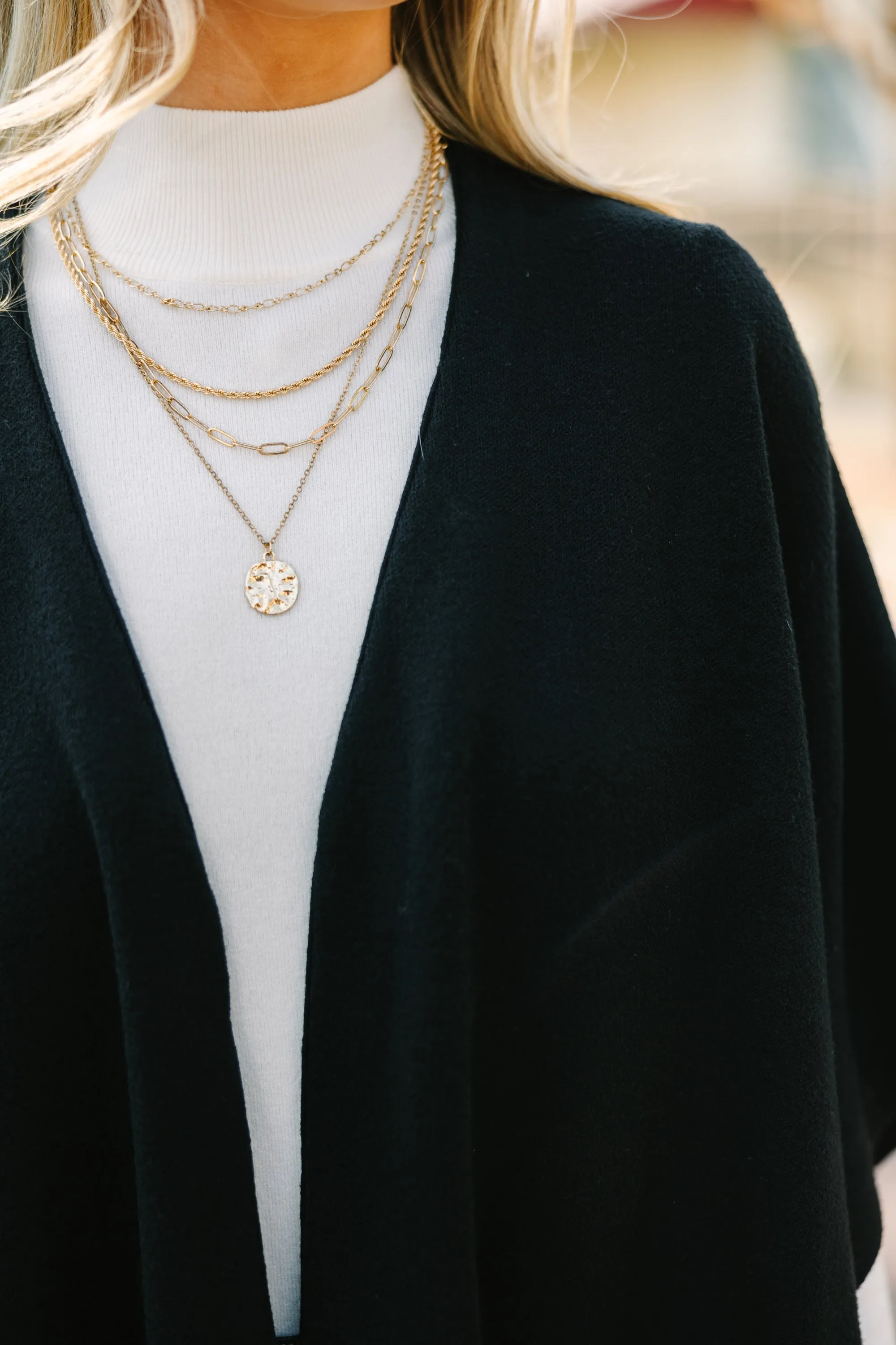 Pinch: All A Dream Black Cardigan