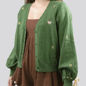 [PREORDER] Stardew Valley pointelle Cardigan