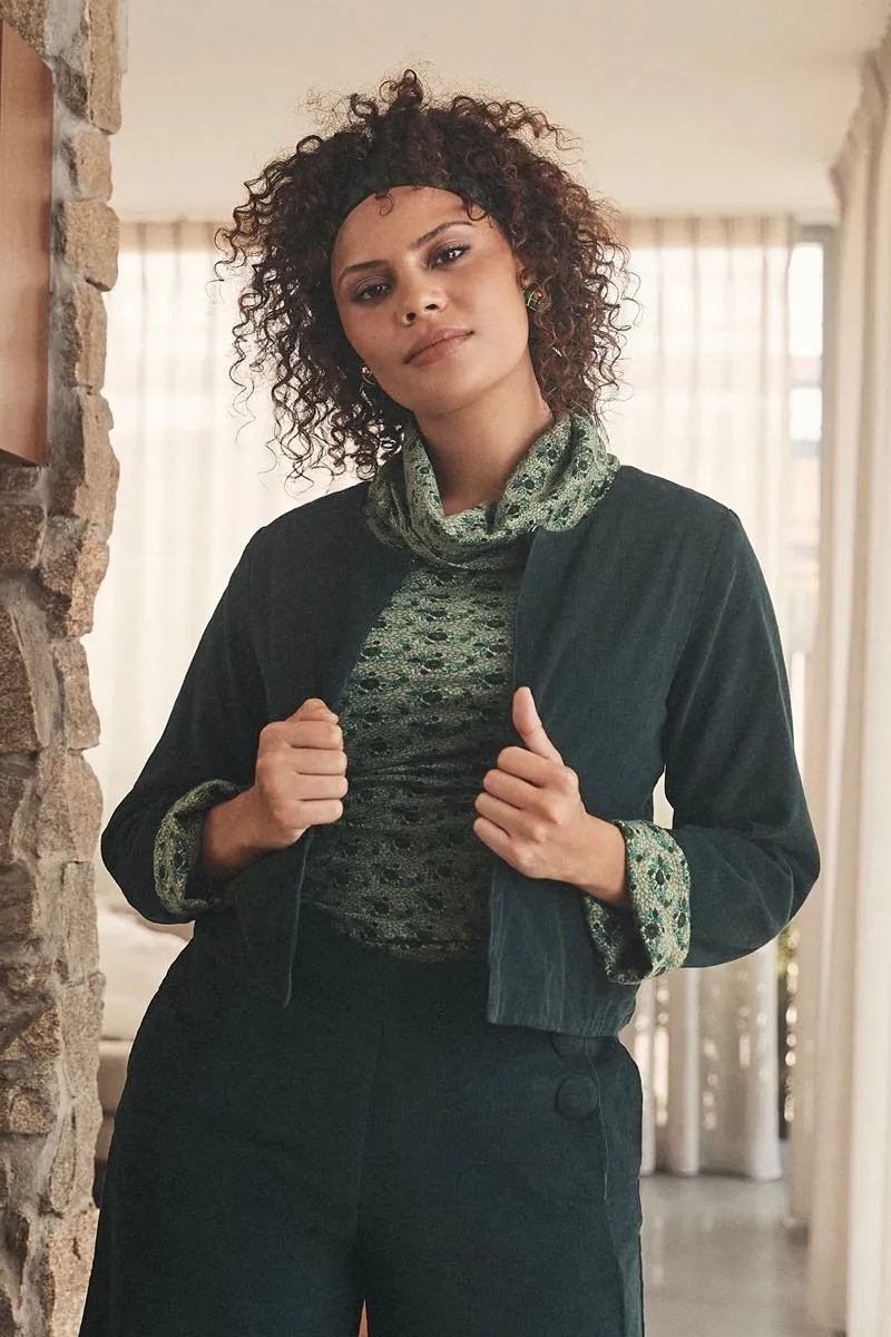 Priya Jacket Corduroy - Emerald