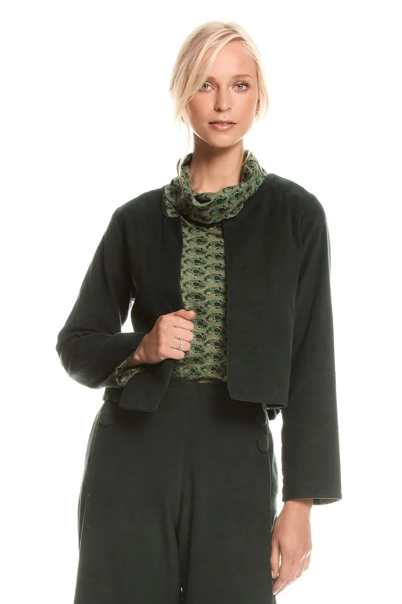 Priya Jacket Corduroy - Emerald