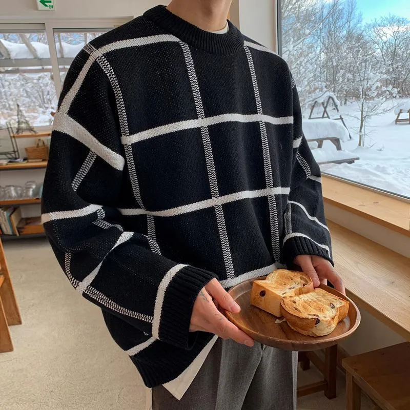 Pullover Plaid Sweater