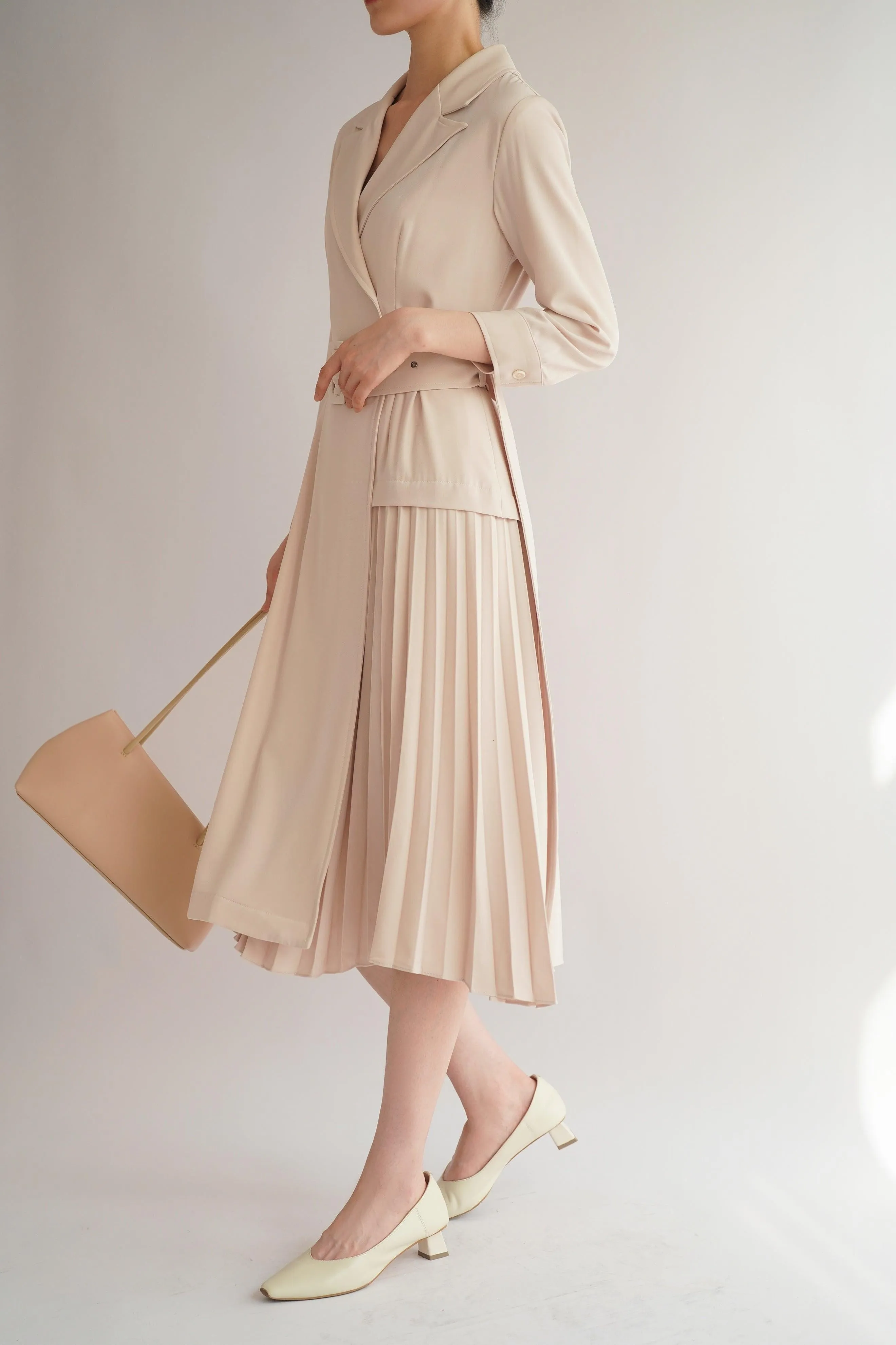 Rebecca Belted Midi Dress
