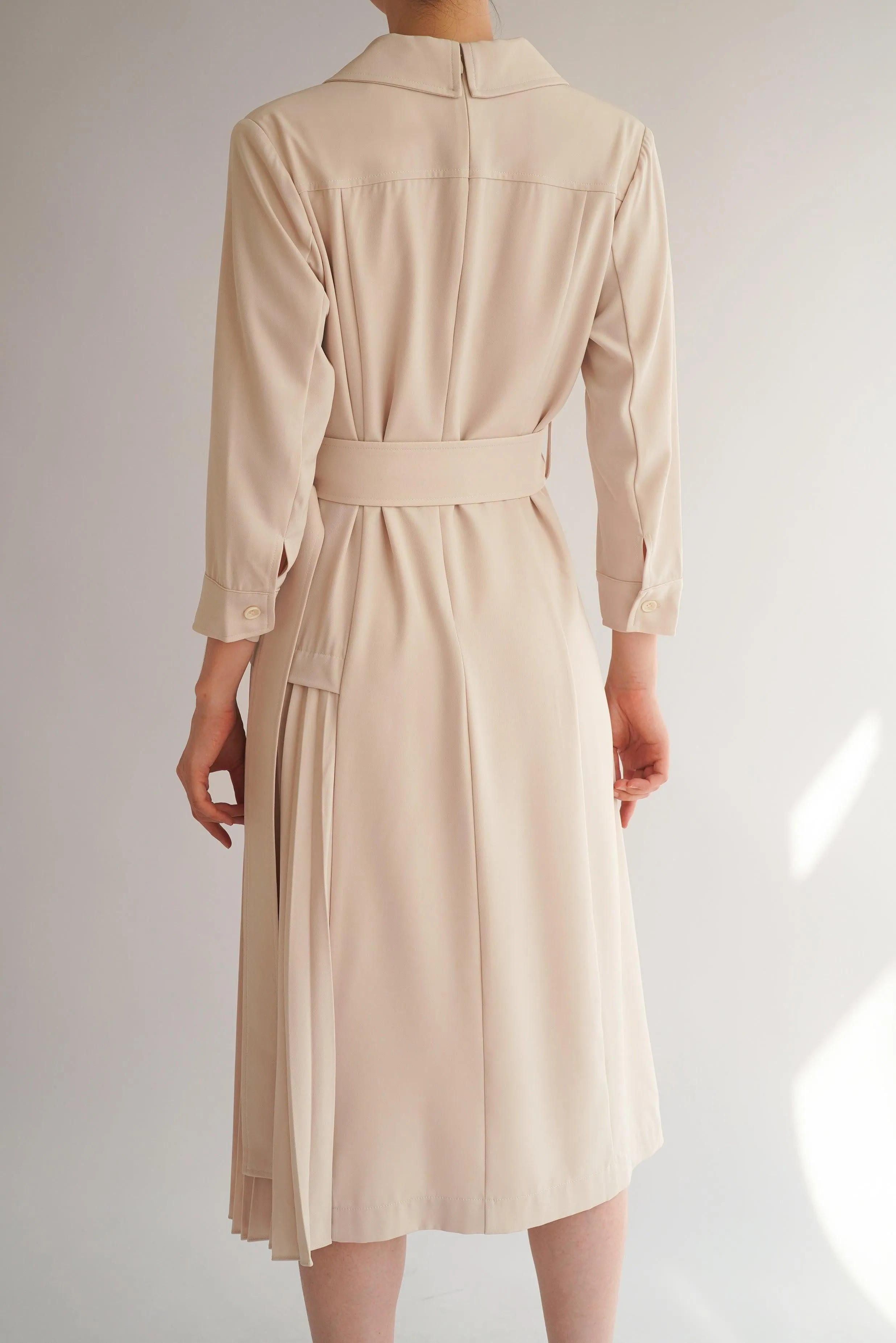 Rebecca Belted Midi Dress