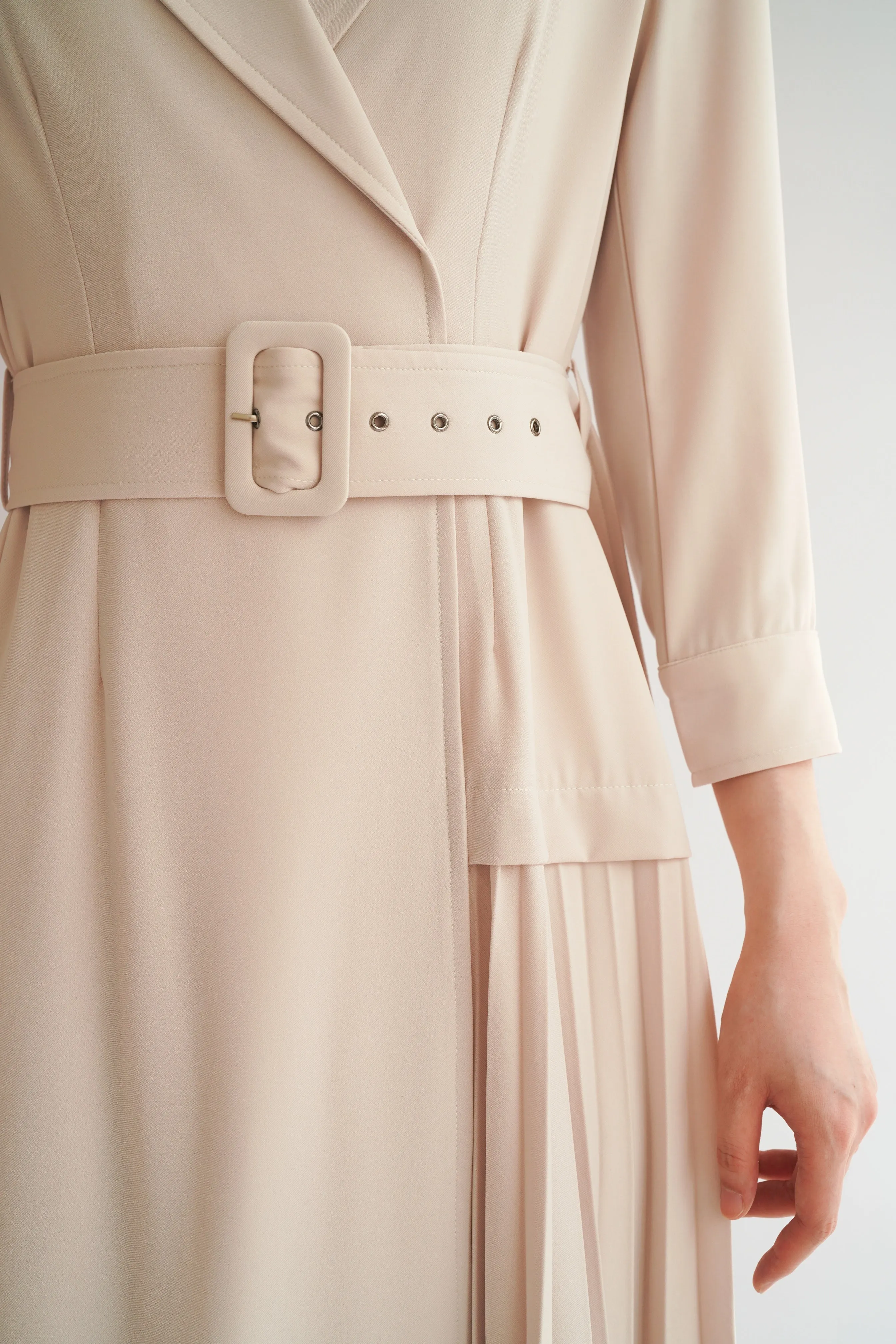 Rebecca Belted Midi Dress