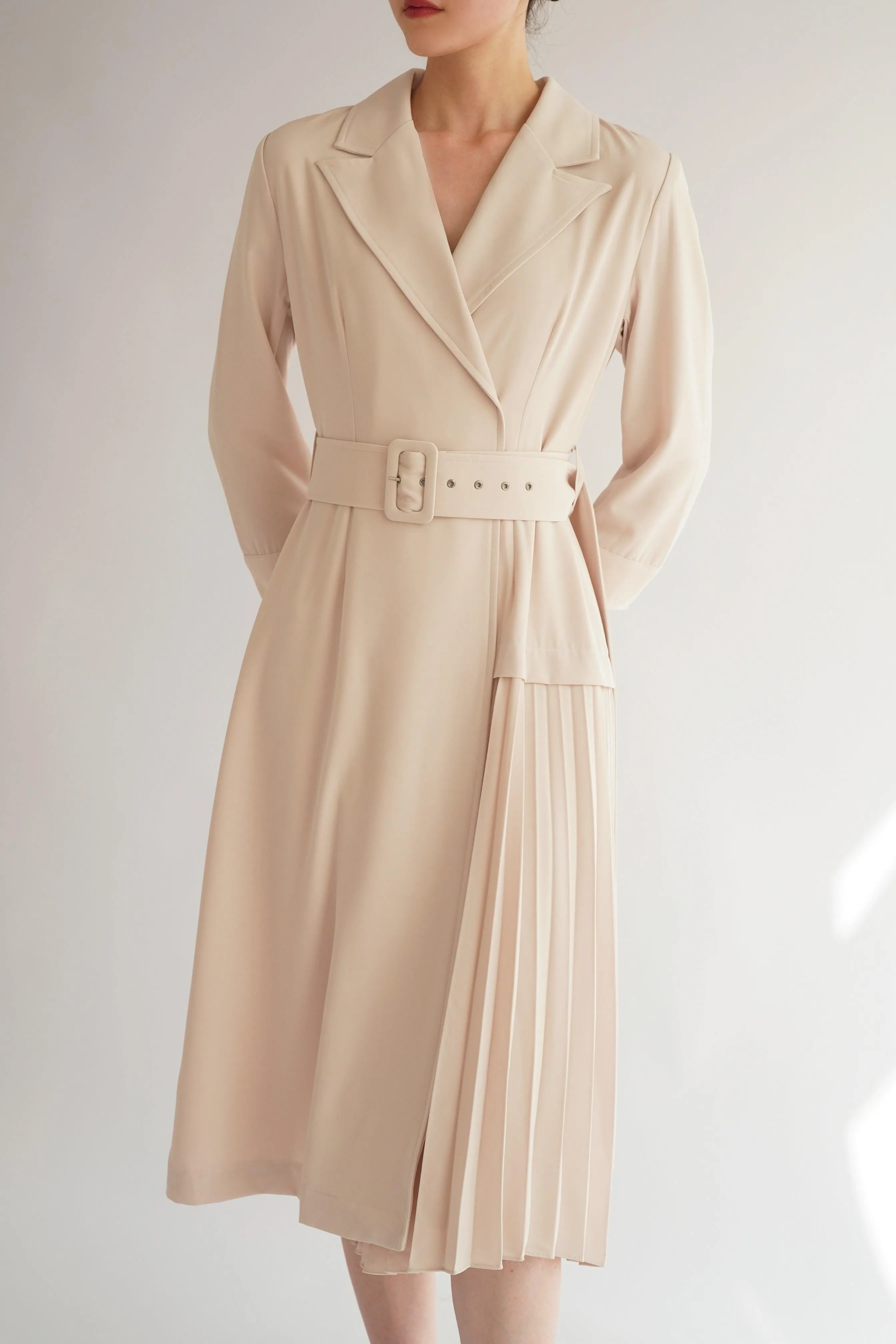 Rebecca Belted Midi Dress