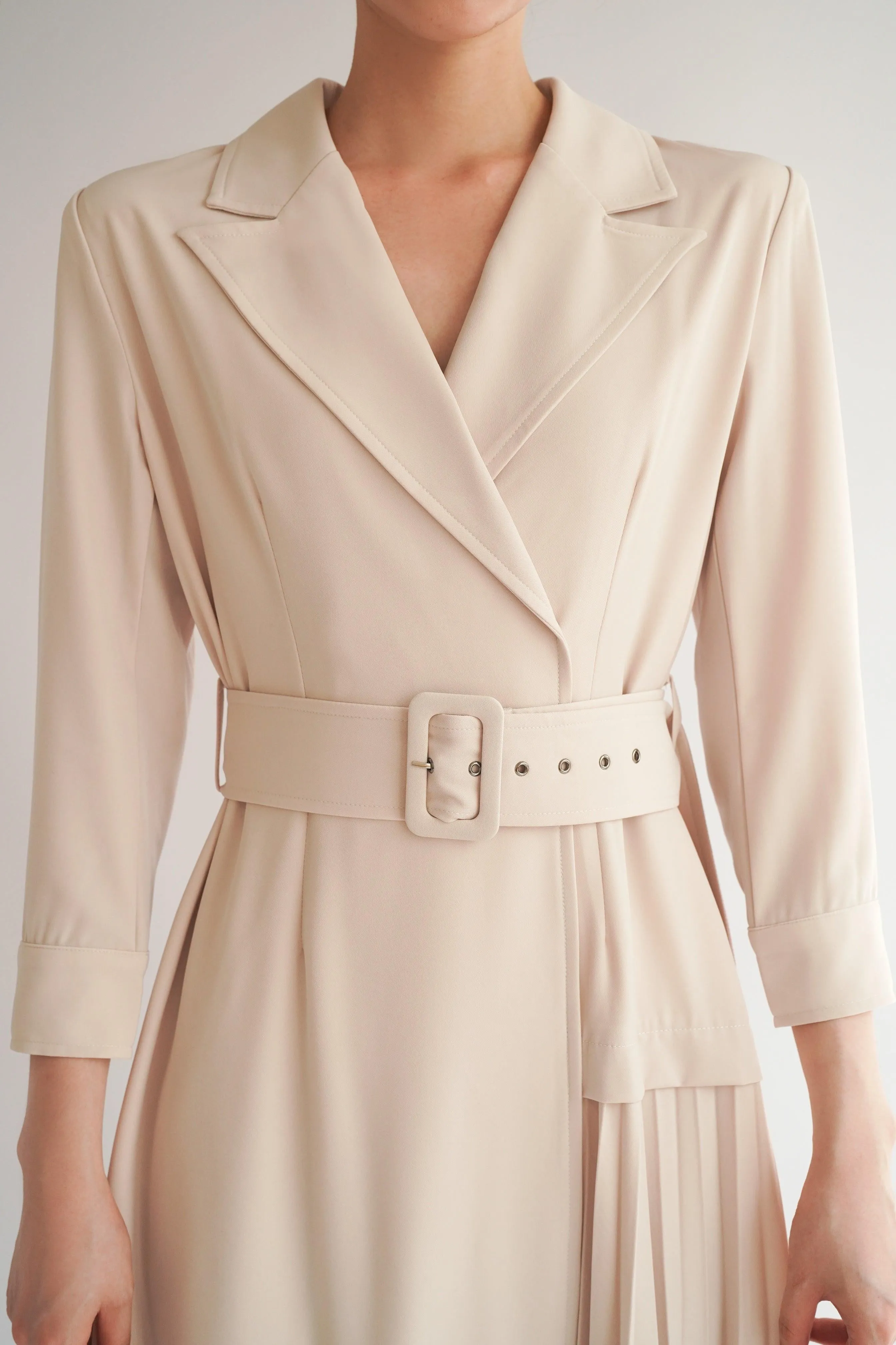 Rebecca Belted Midi Dress