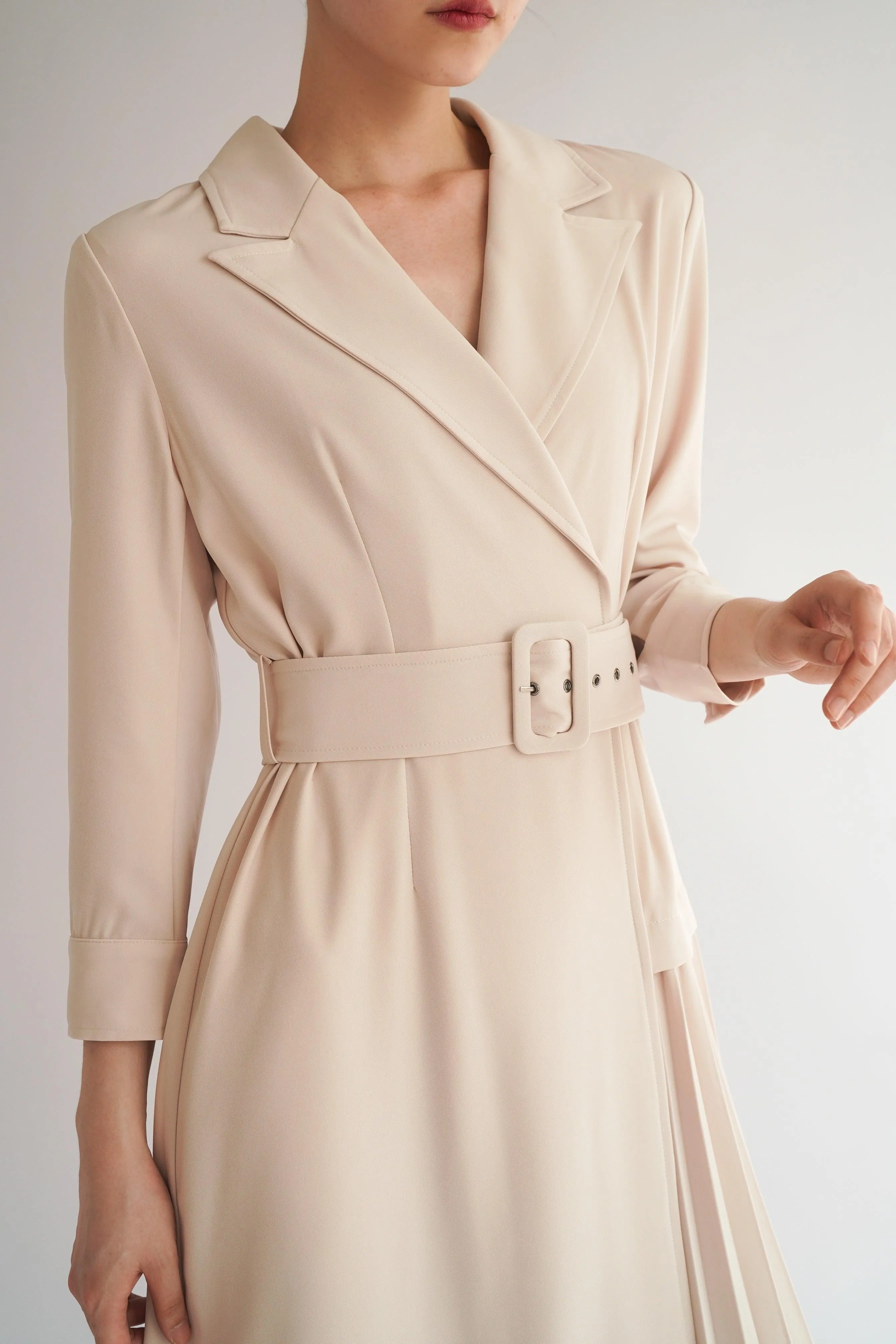 Rebecca Belted Midi Dress