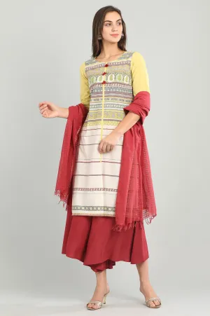 Red Solid Culottes