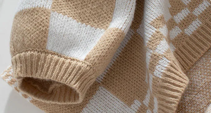 Relaxed-Fit Stylish Color-Blocked Cardigan for Women