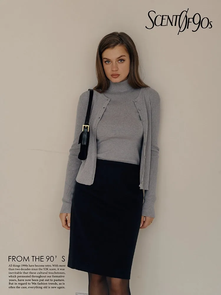 Retro Knit Cardigan