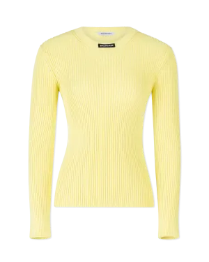 Ribbed Knit Long Sleeve Sweater