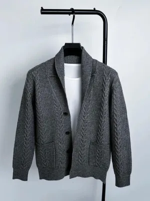 Roll Neck Cardigan