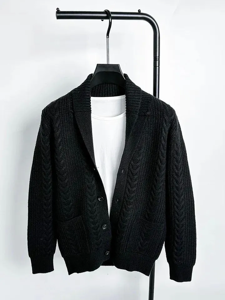 Roll Neck Cardigan