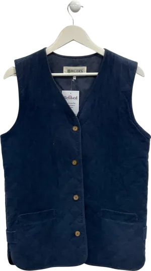 Rowlands Blue Corduroy Waistcoat UK M