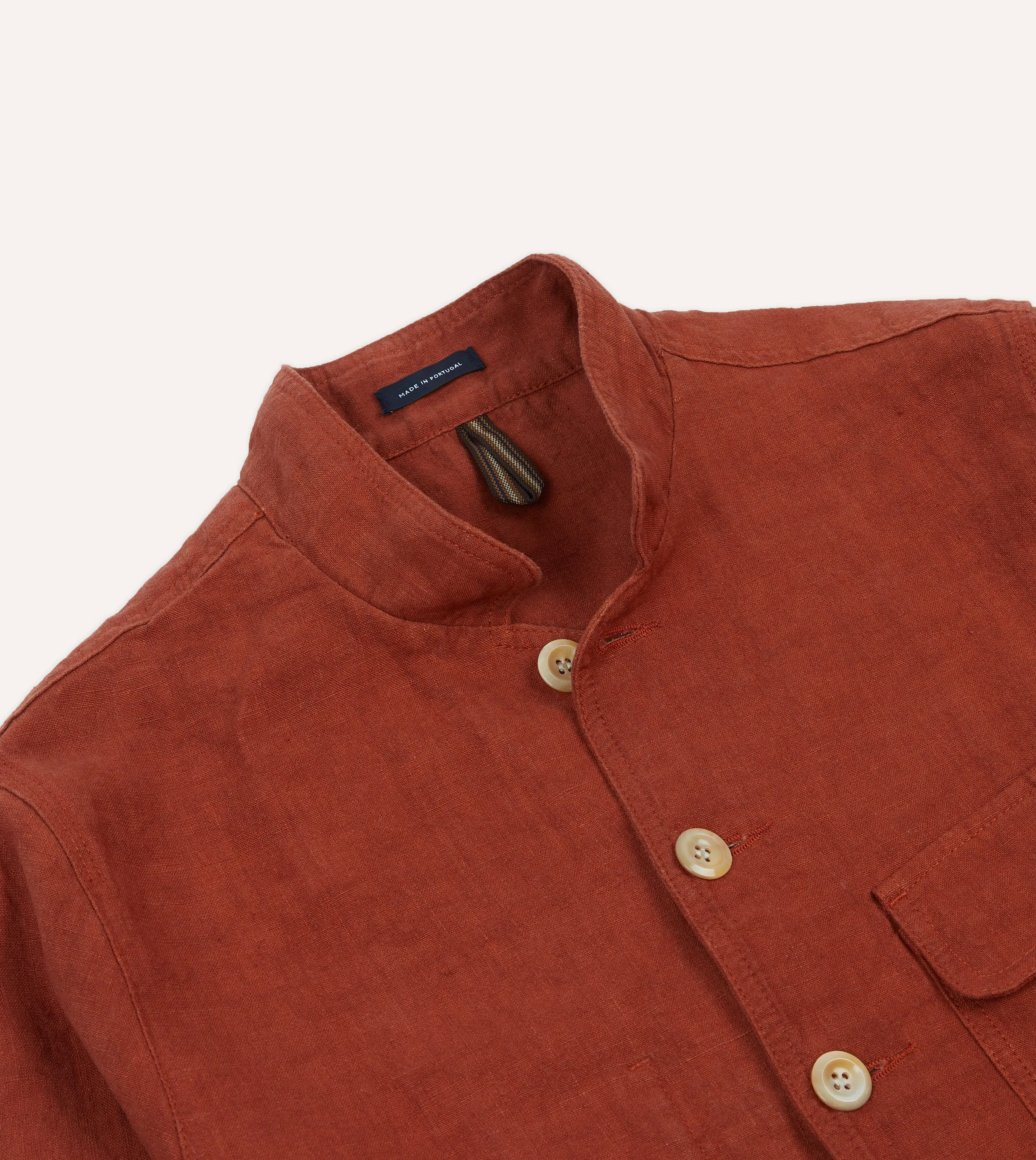 Rust Linen Forestiere Jacket