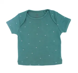 SHORT SLEEVE TSHIRT - TEAL STARS
