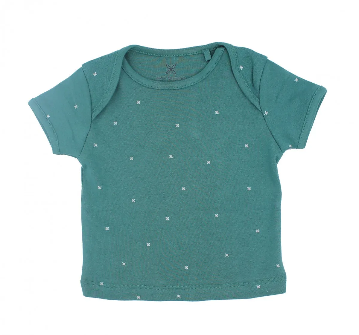SHORT SLEEVE TSHIRT - TEAL STARS