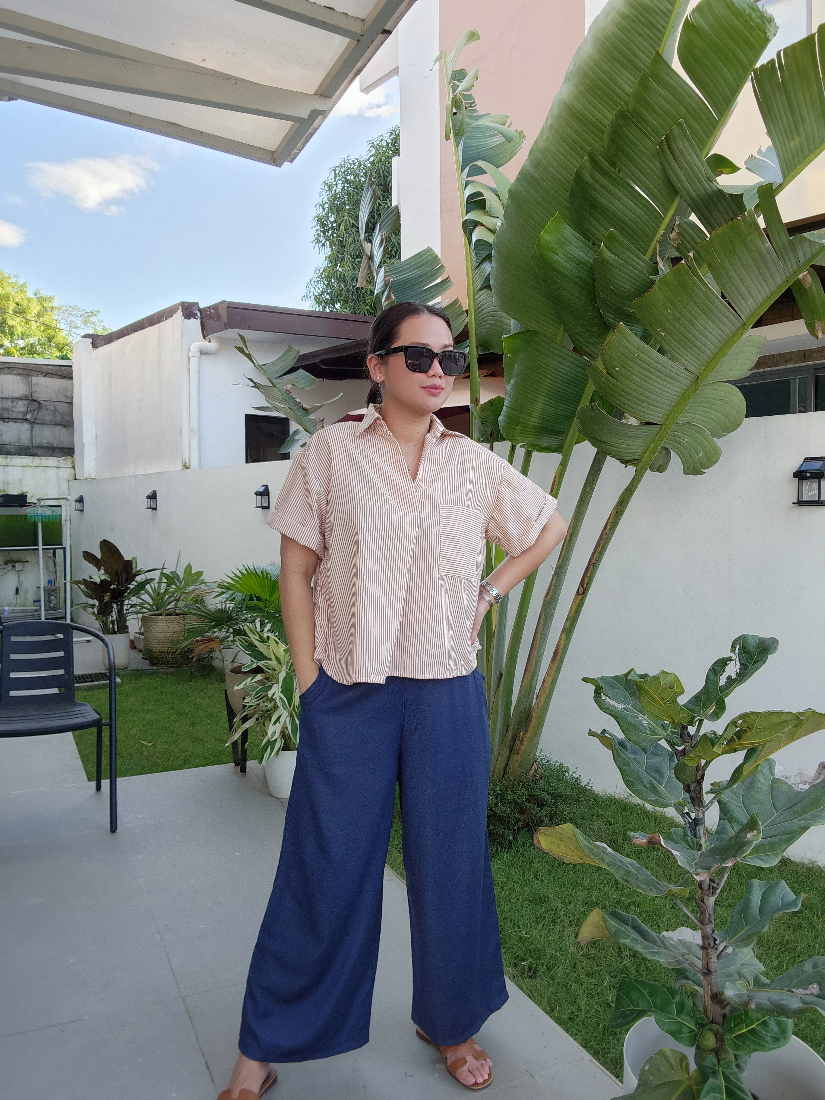 Shorts Sleeves Culottes Set