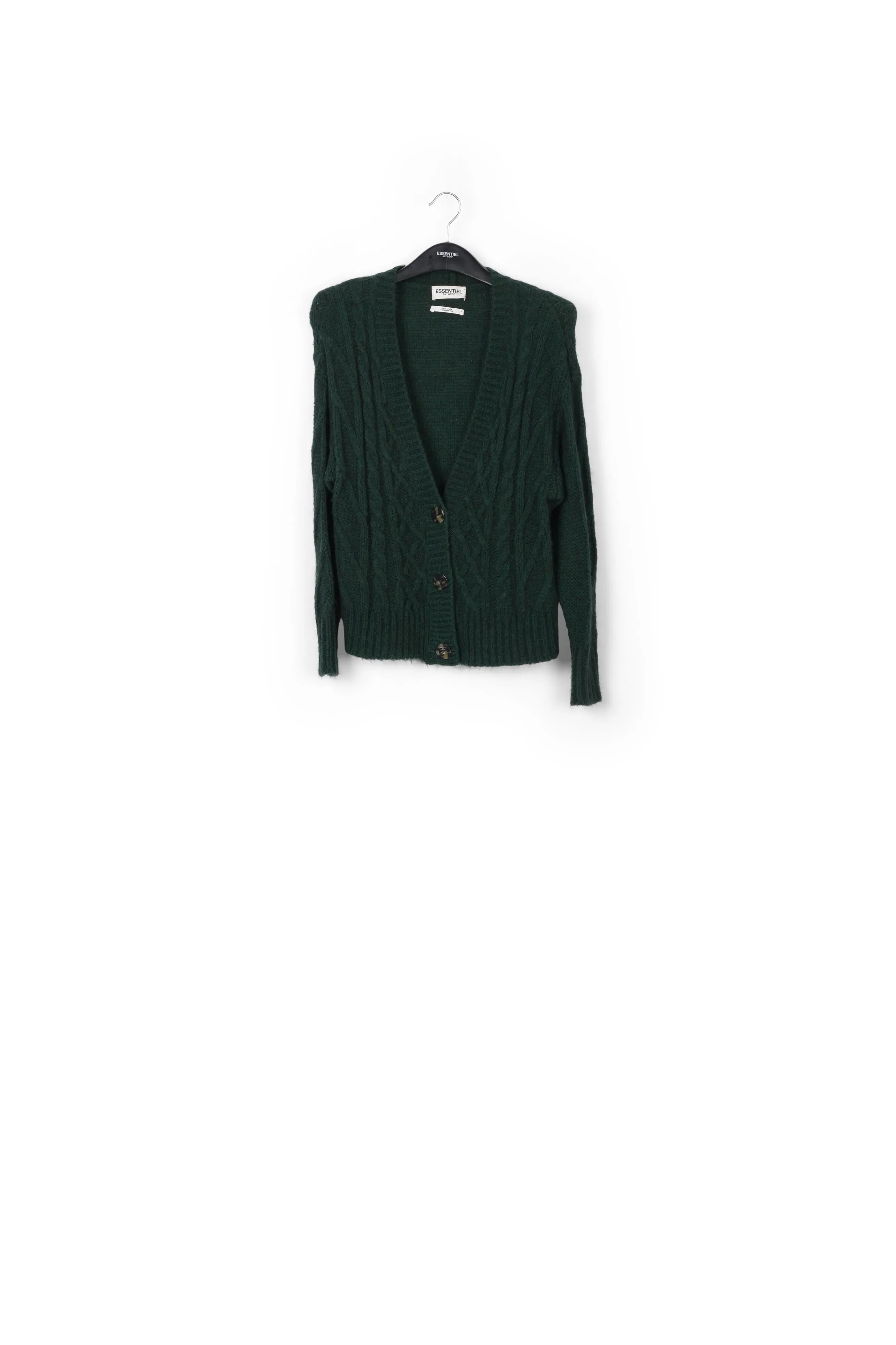 Soft cable cardigan