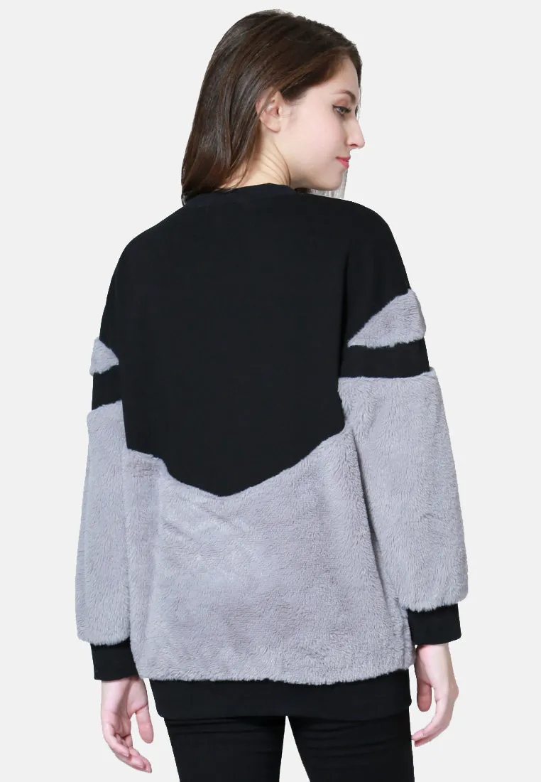 Soft Comfortable Navy & Blue Sweatshirt