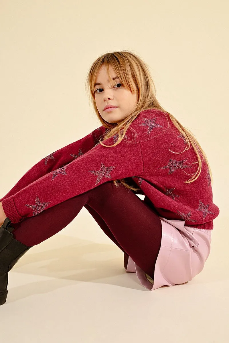 STAR PATTERN SWEATER