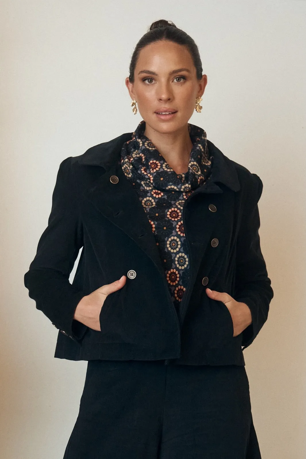 Stevie Jacket Corduroy - Midnight
