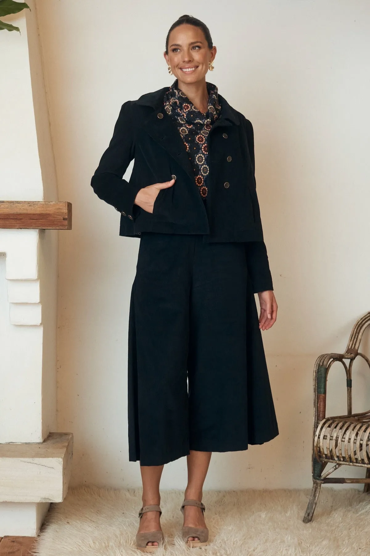 Stevie Jacket Corduroy - Midnight
