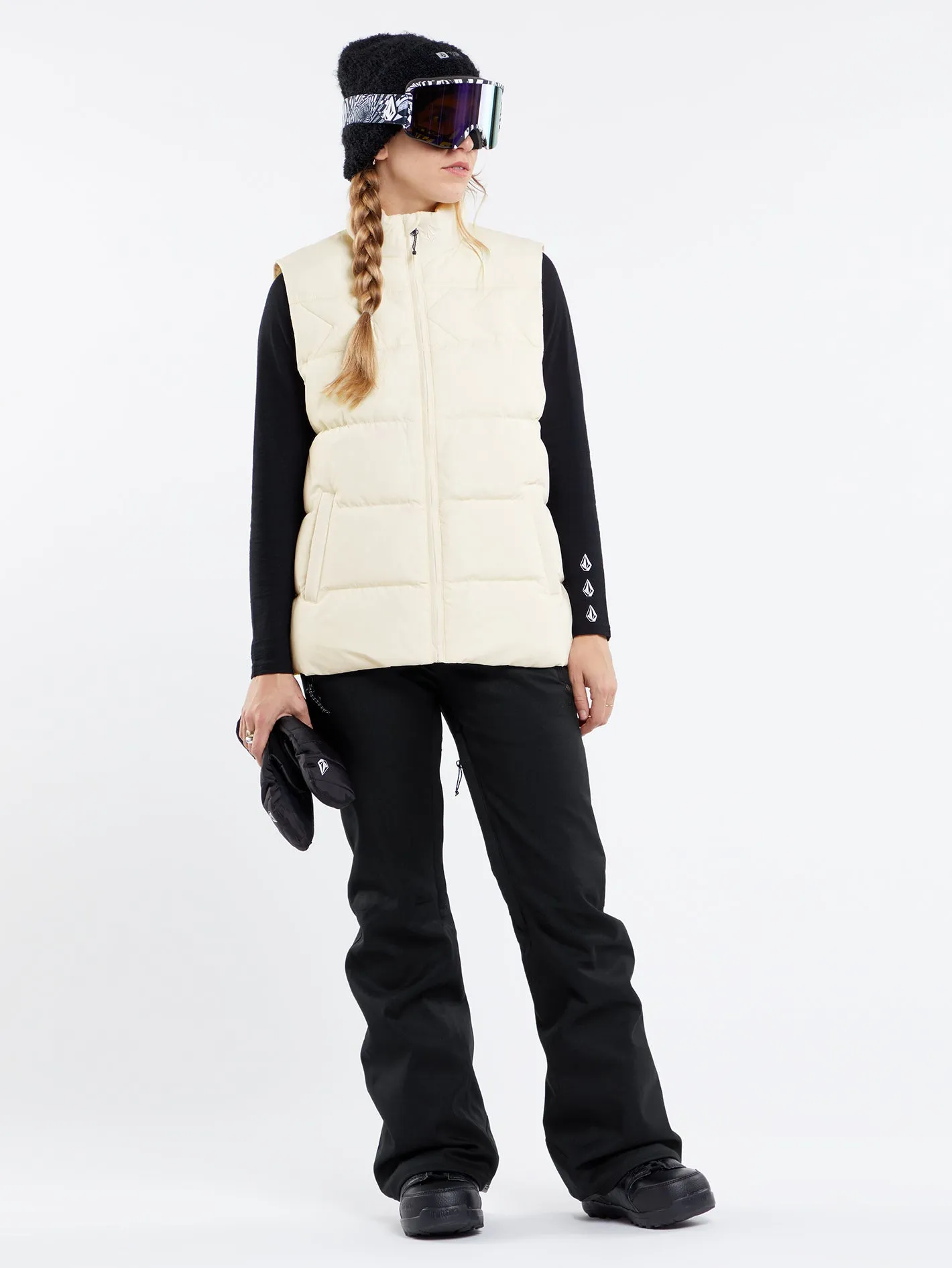 Stone Castine Puff Vest - MOONBEAM