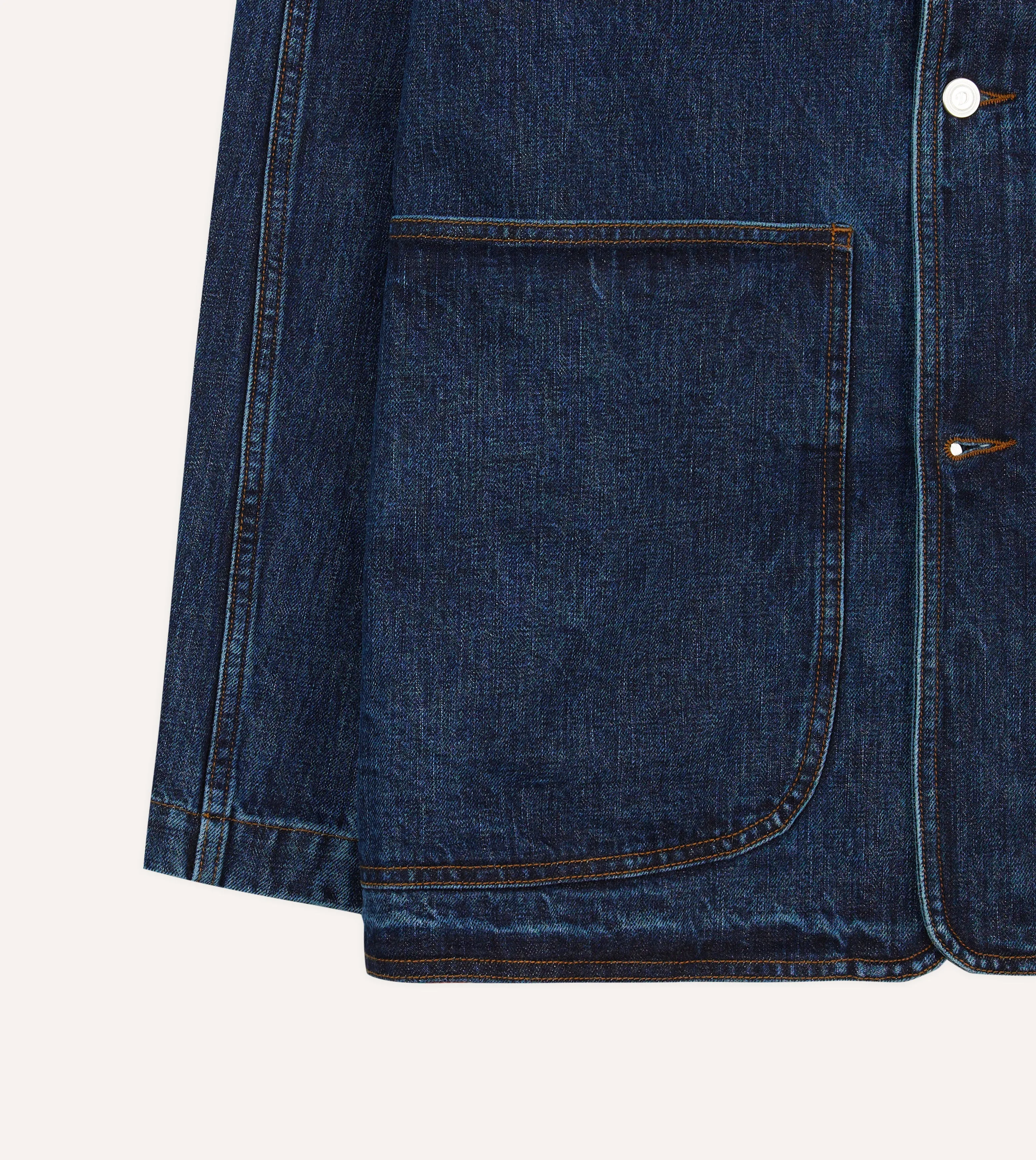 Stone Wash Denim Field Jacket
