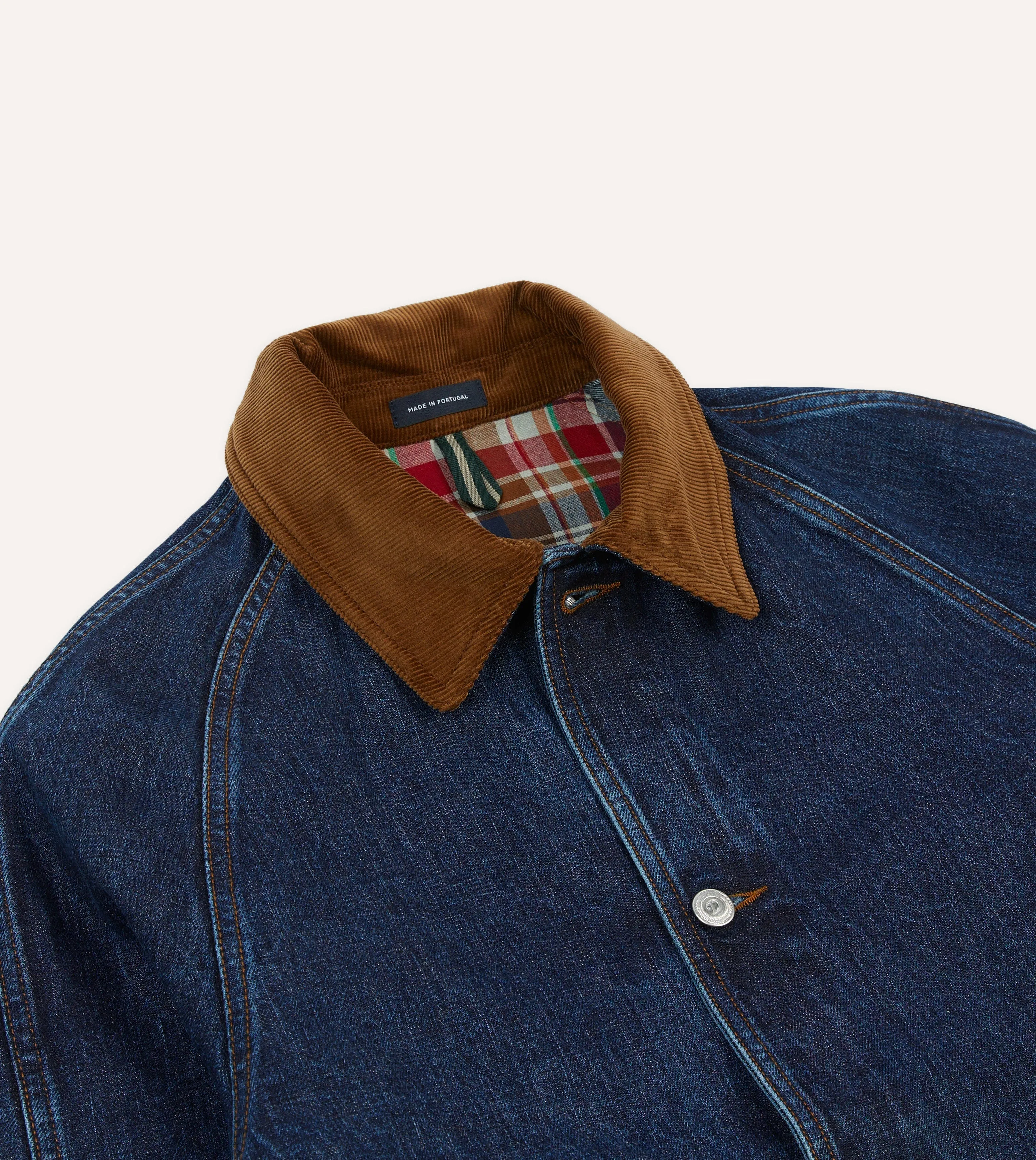 Stone Wash Denim Field Jacket