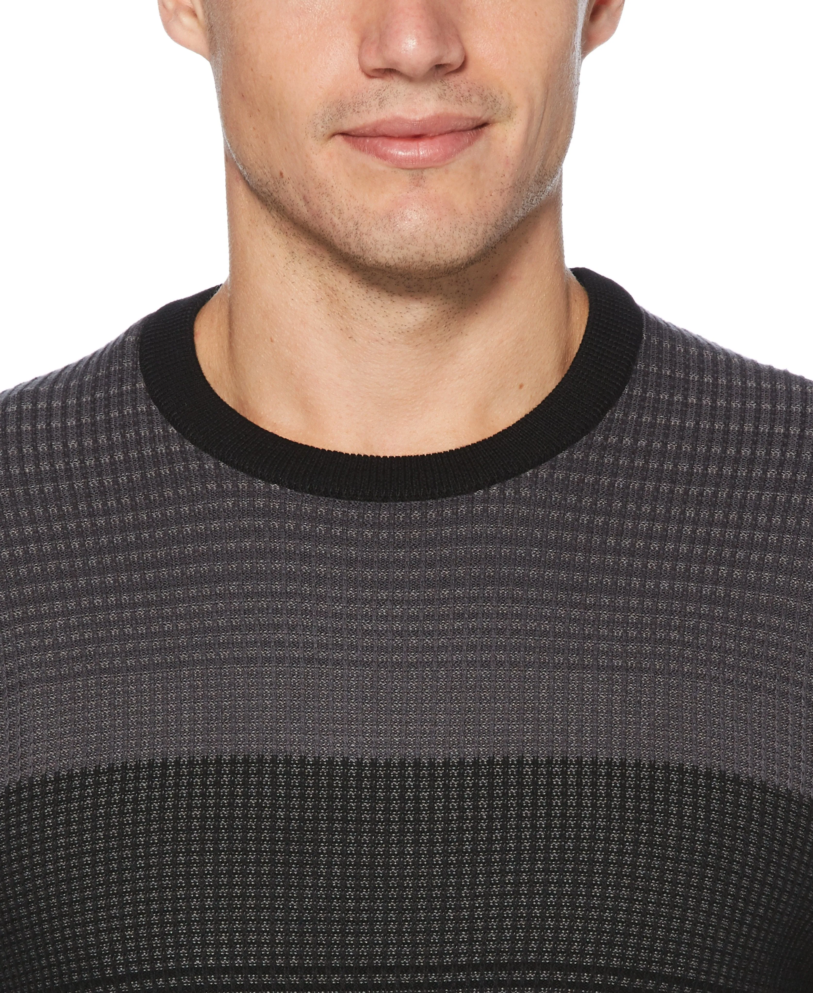 Stripe Crew Neck Sweater