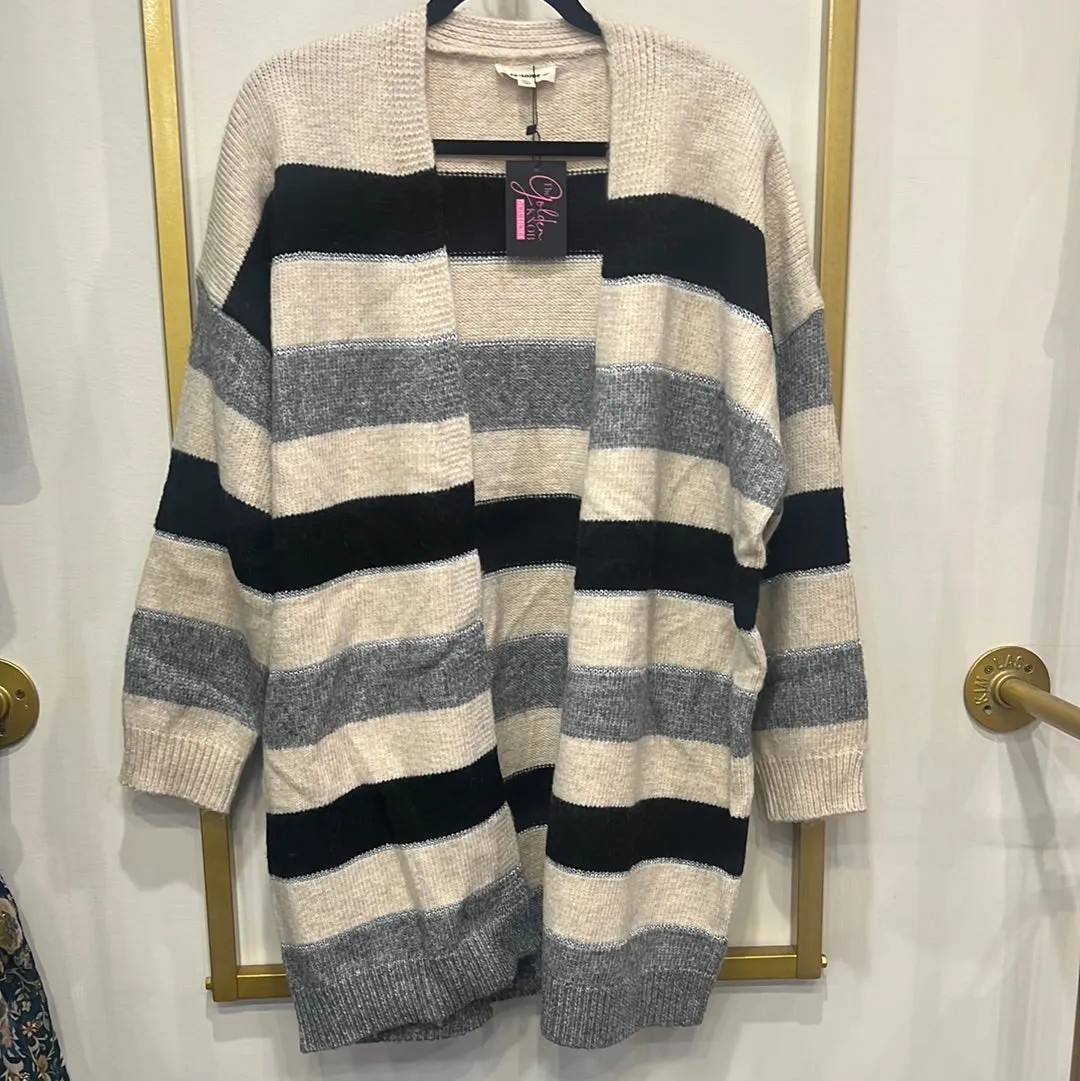 STRIPED CARDIGAN