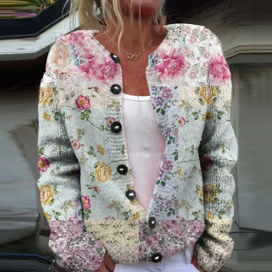 Tamara™ | Cardigan with Floral Print
