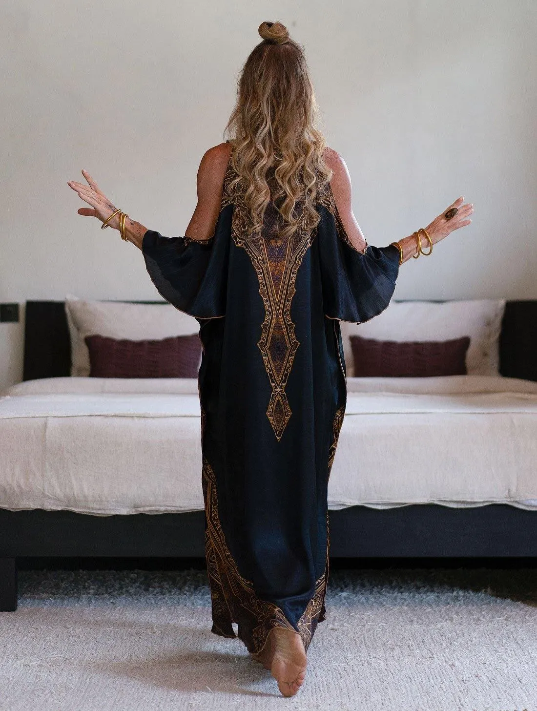 The Warrior Open Sleeve Dress