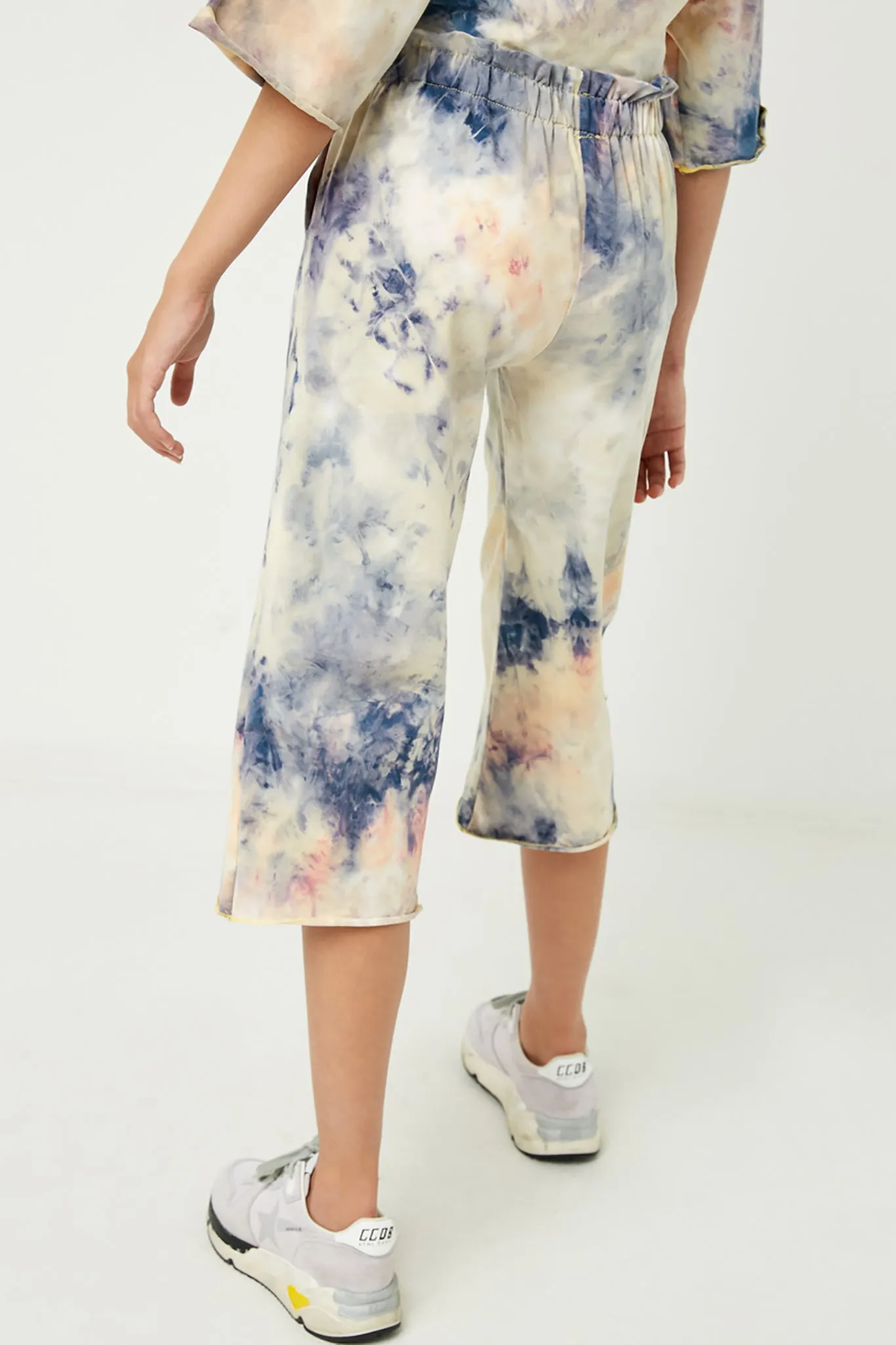 Tie Dye Ruffle Culottes