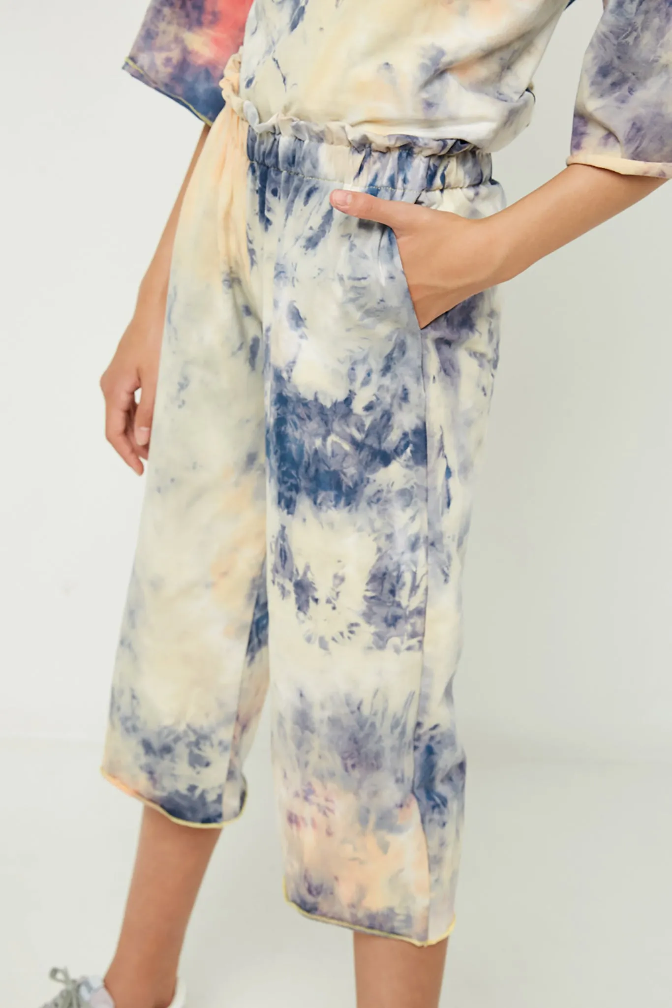 Tie Dye Ruffle Culottes