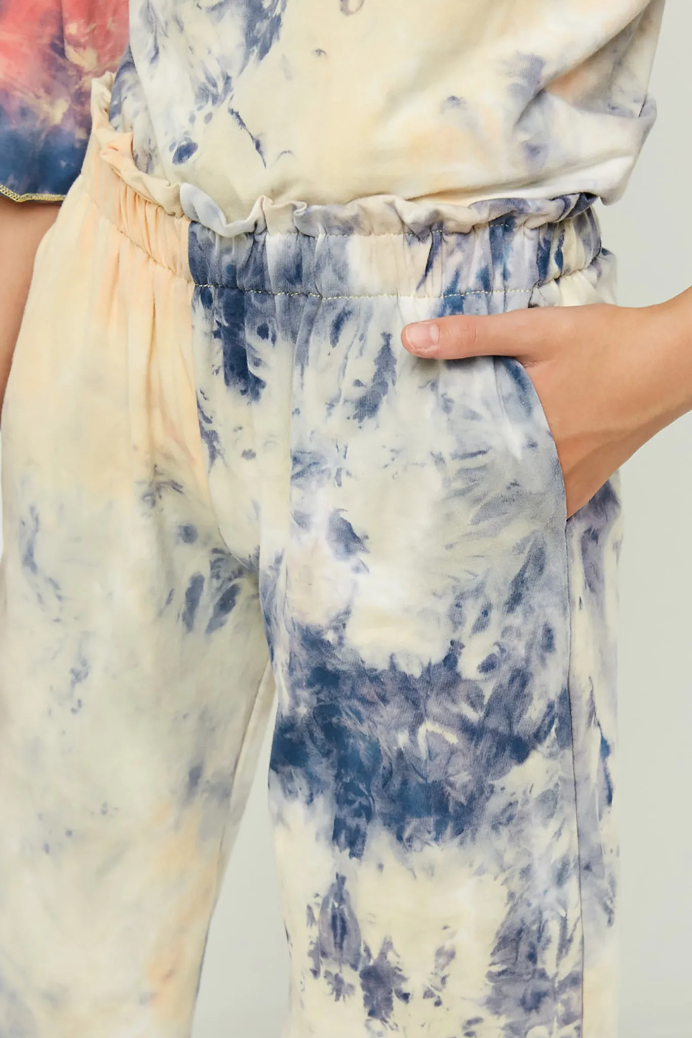 Tie Dye Ruffle Culottes