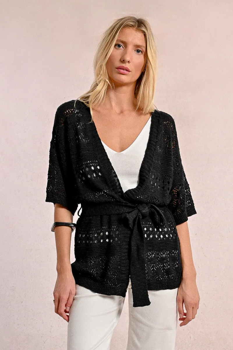 TIEABLE KNIT VEST