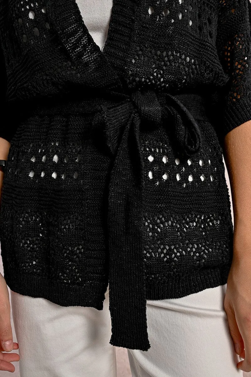 TIEABLE KNIT VEST