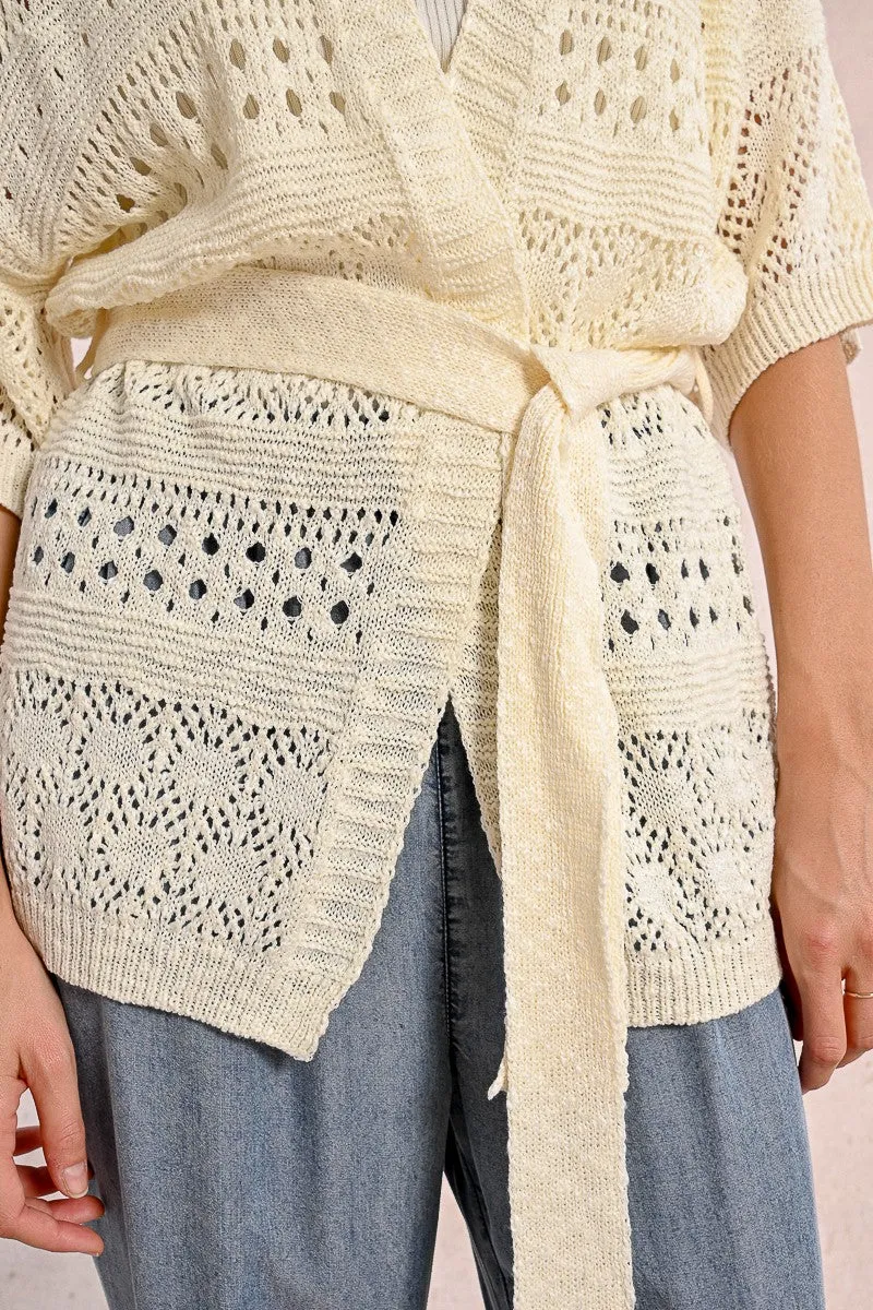 TIEABLE KNIT VEST