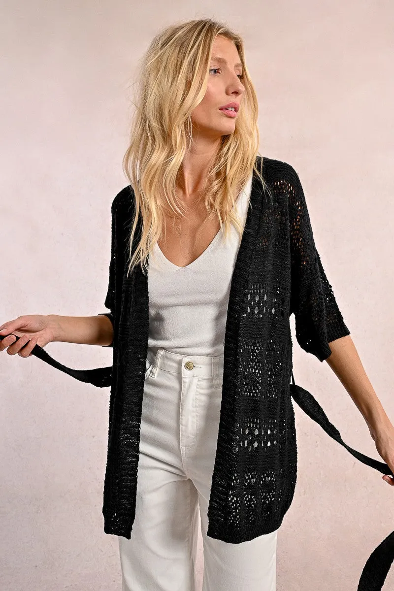 TIEABLE KNIT VEST
