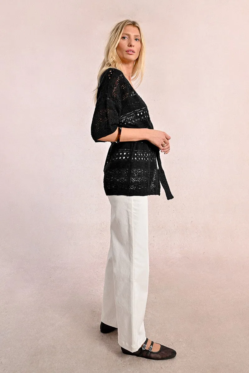 TIEABLE KNIT VEST