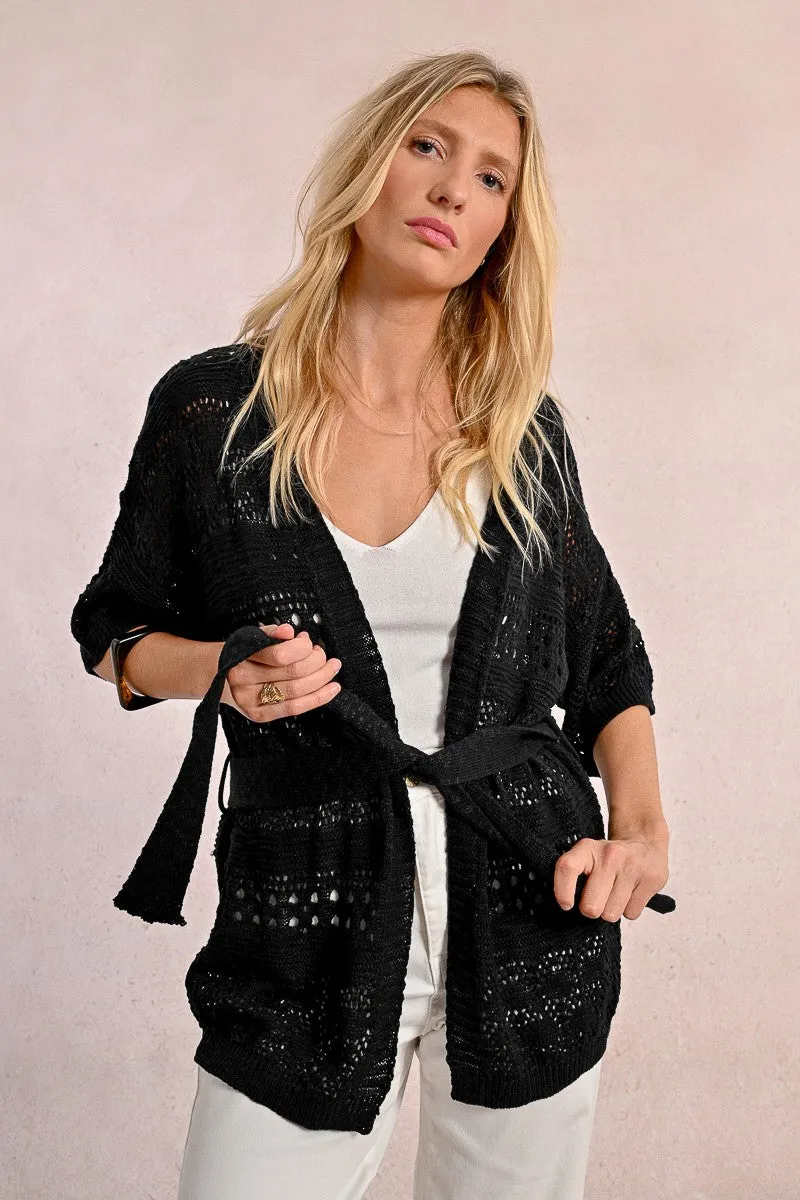 TIEABLE KNIT VEST